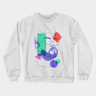 Bright Future Pen Drawing Crewneck Sweatshirt